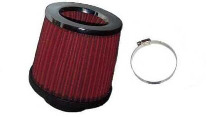 Powerfilter 160x130x76mm 3.0" rødt/chrome
