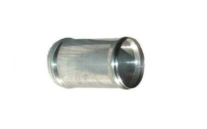 Alurør rett 3.0" (76mm) 10cm lang
